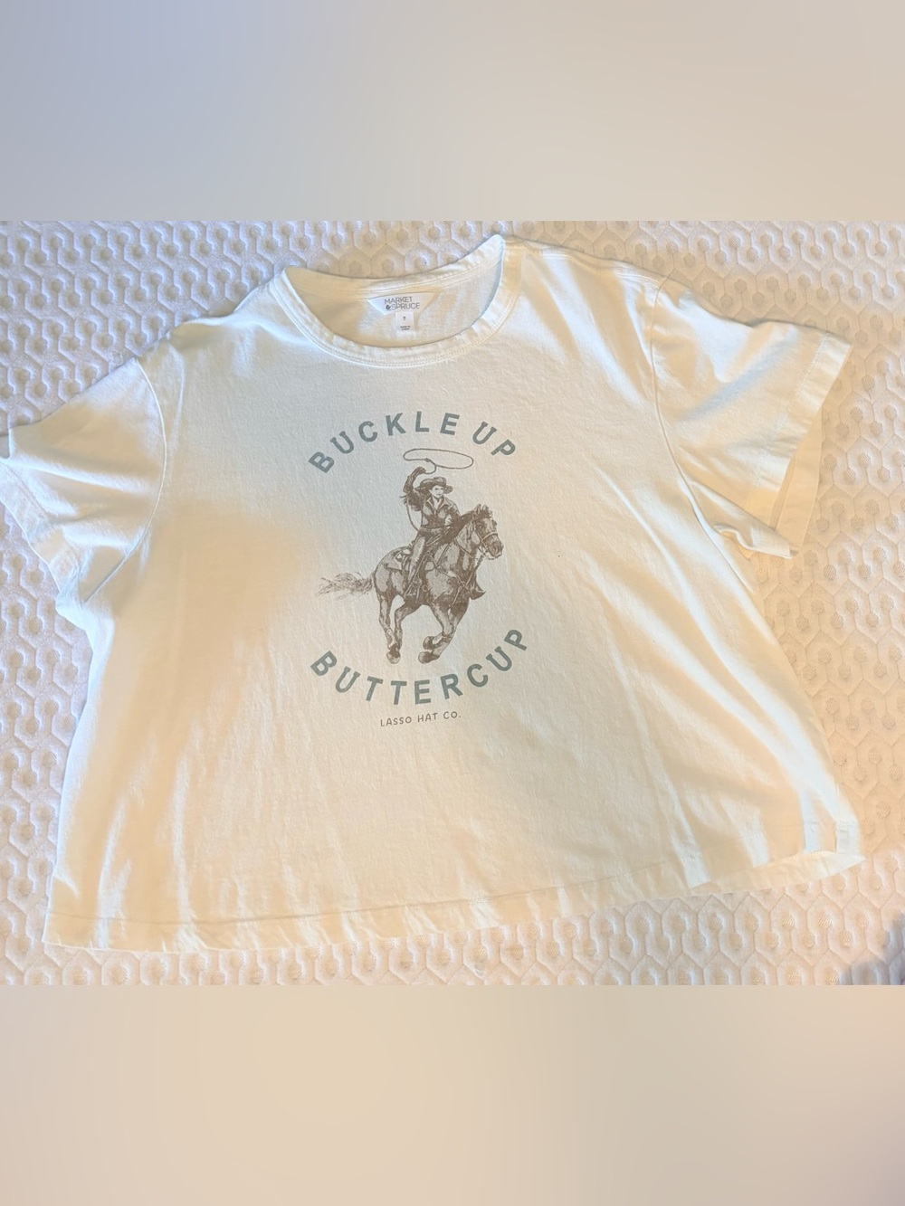 “Buckle Up Buttercup” Graphic Tee